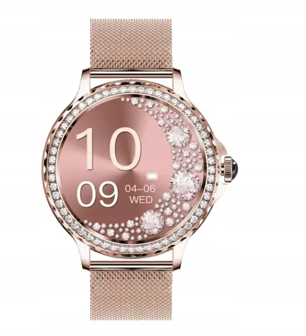 SMARTWATCH ELEGANCKI ZEGAREK DAMSKI POLSKIE MENU 2 paski EAN (GTIN) 5904501975254