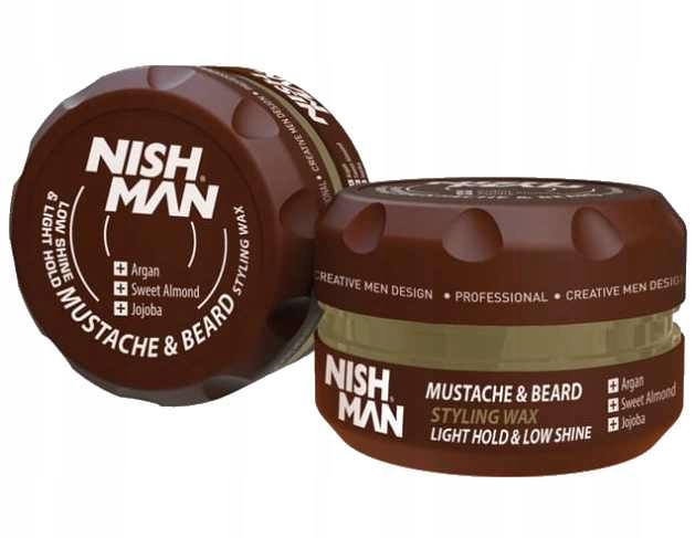 Balsam do brody i wąsów NISHMAN Styling Wax 100ml Opakowanie słoiczek