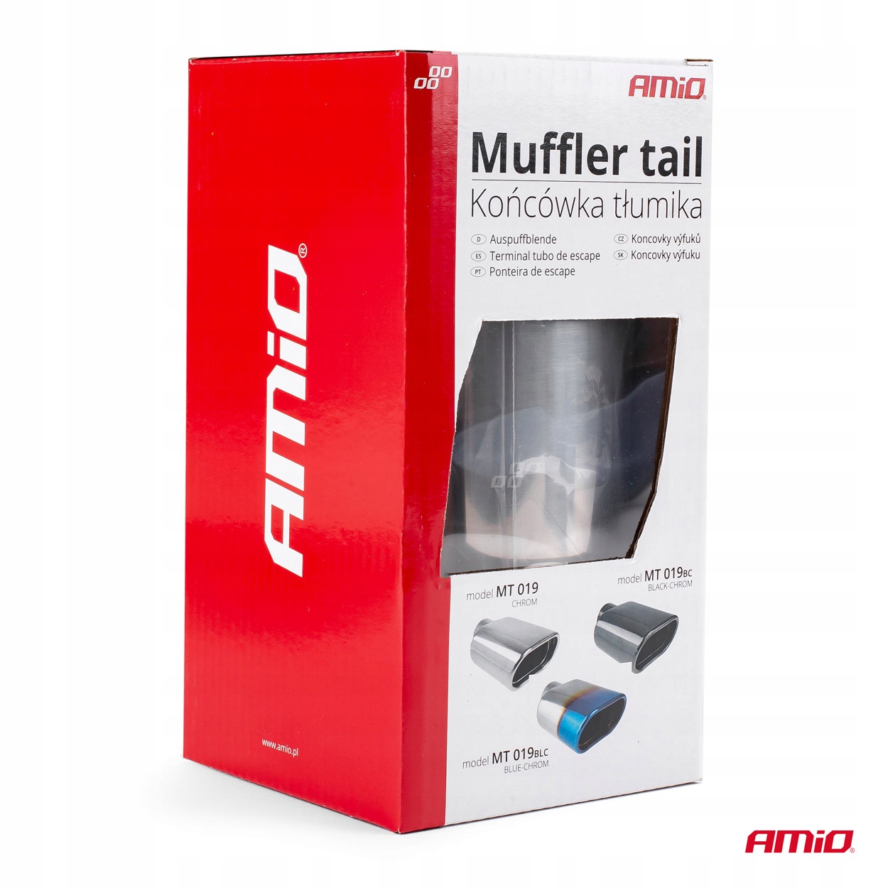 KOŃCÓWKA WYDECHU STAL NIERDZEWNA CHROM 36-58mm EAN (GTIN) 5903293023525