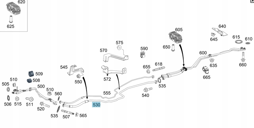 PRZEWÓD KLIMATYZACJI MERCEDES VITO W447 A4478301615 Numer katalogowy części A4478301615