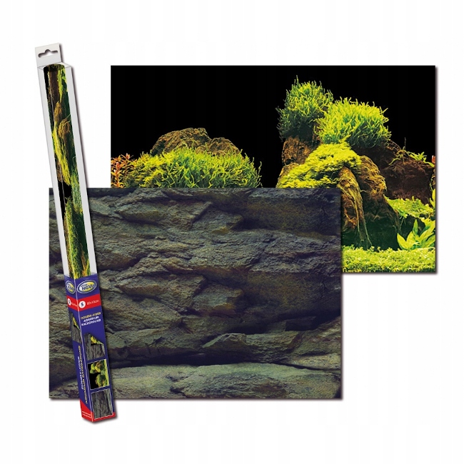 

Aqua Nova Plants/rock S Tło Dwustronne 60/30 cm