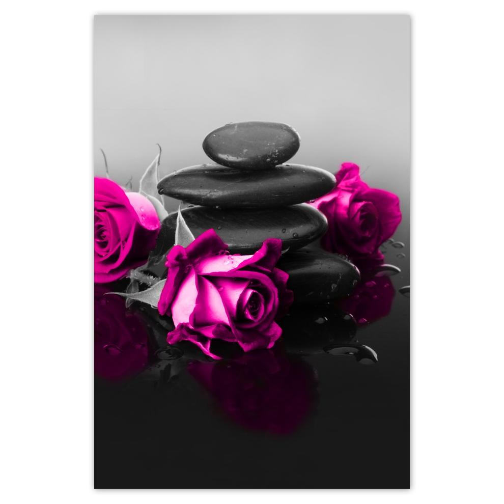 

Plakaty 40x60 Różowa róża Spa Wellness