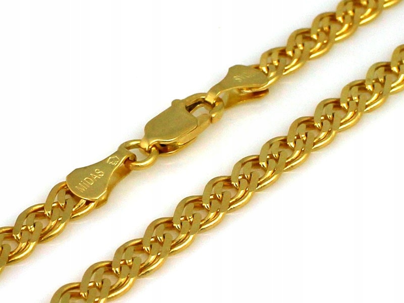 Řetízek zlatý nonna monaliza 585 14k 16.26g masivní 4.8mm r55