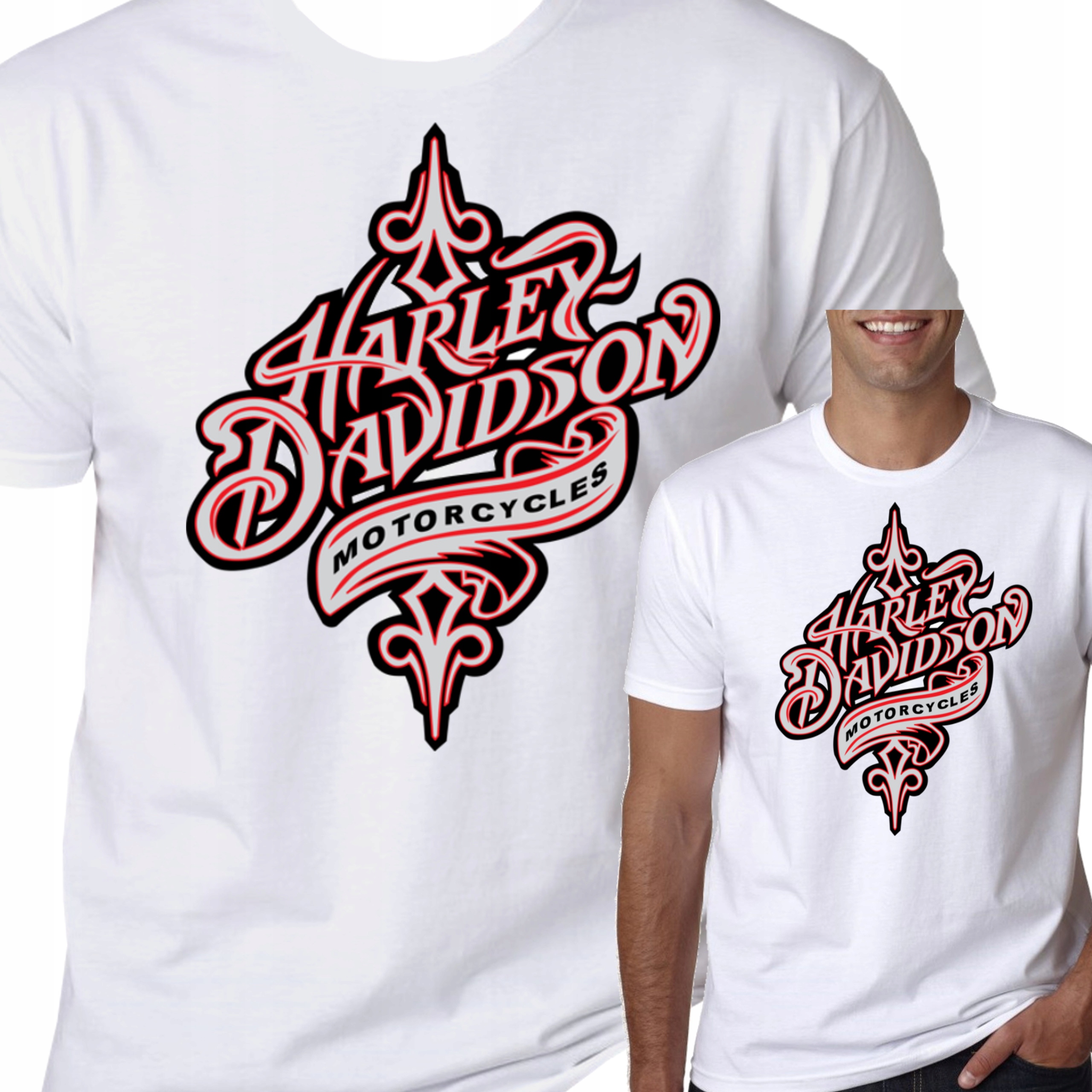 

T-Shirt Koszulka Harley Davidson Na Motor S 0402