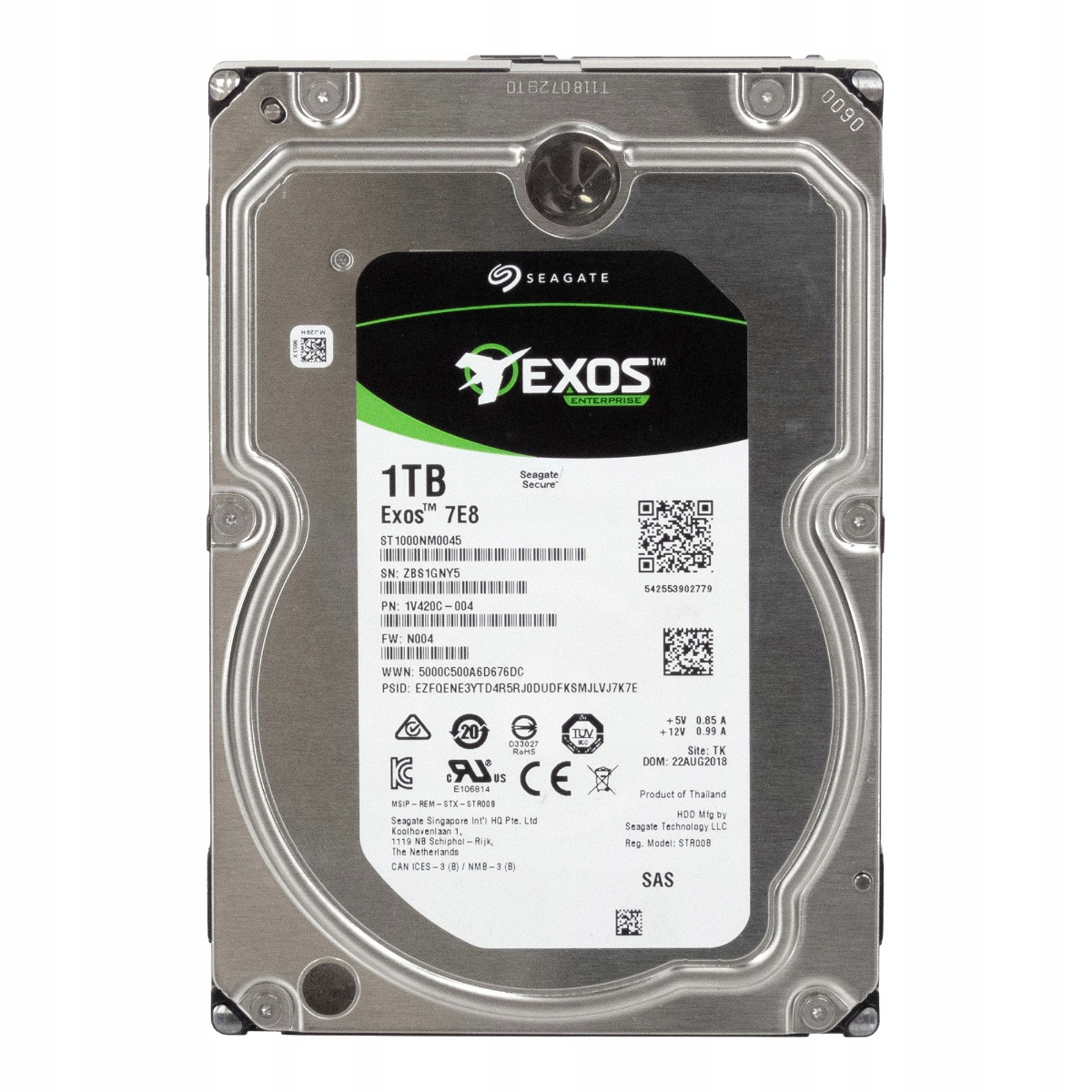 Seagate Exos 7E8 1TB 7.2K 128MB SAS-3 3.5'' ST1000NM0045