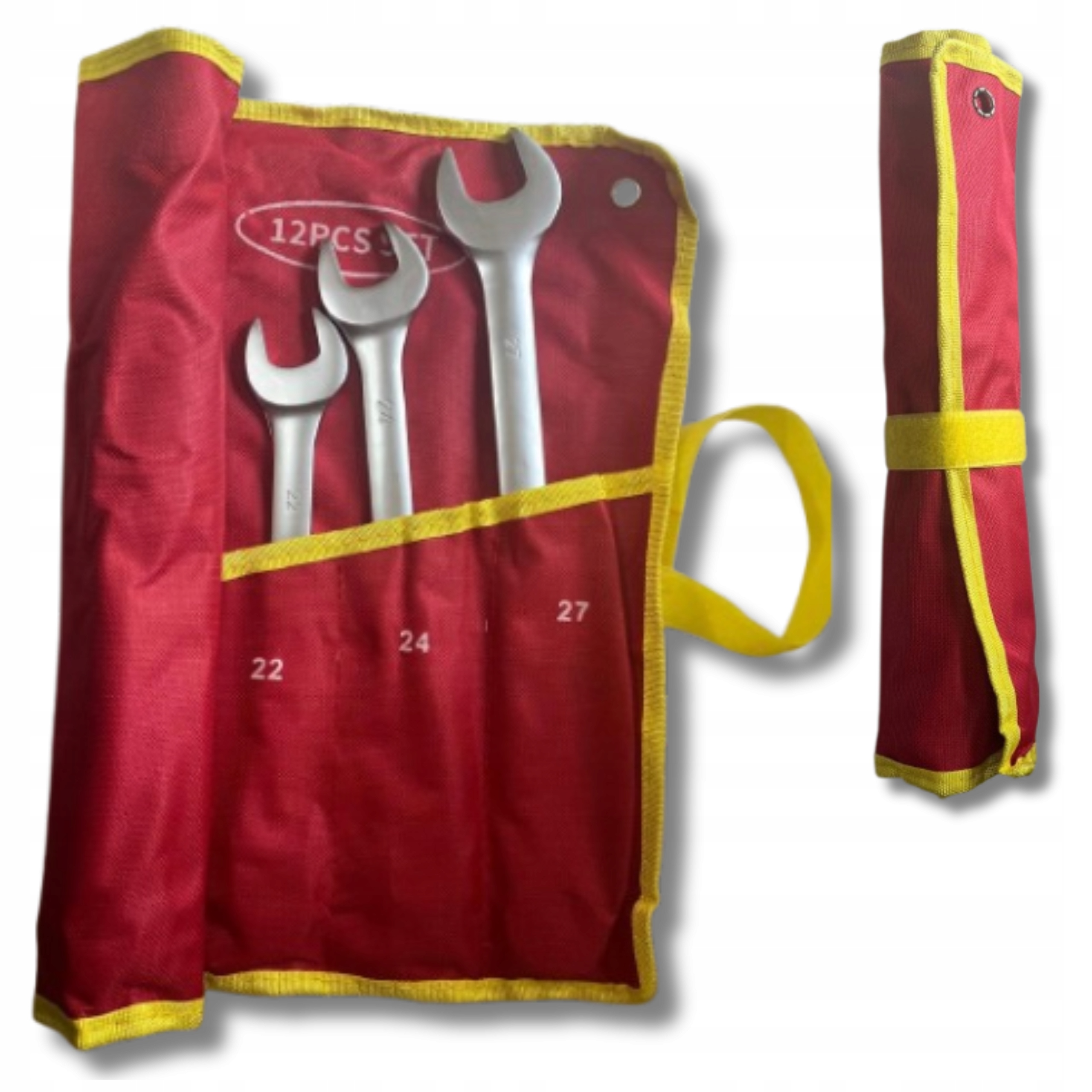 Zestaw Kluczy Plasko Oczkowe 6–27mm 12 szt Etui Na Klucze