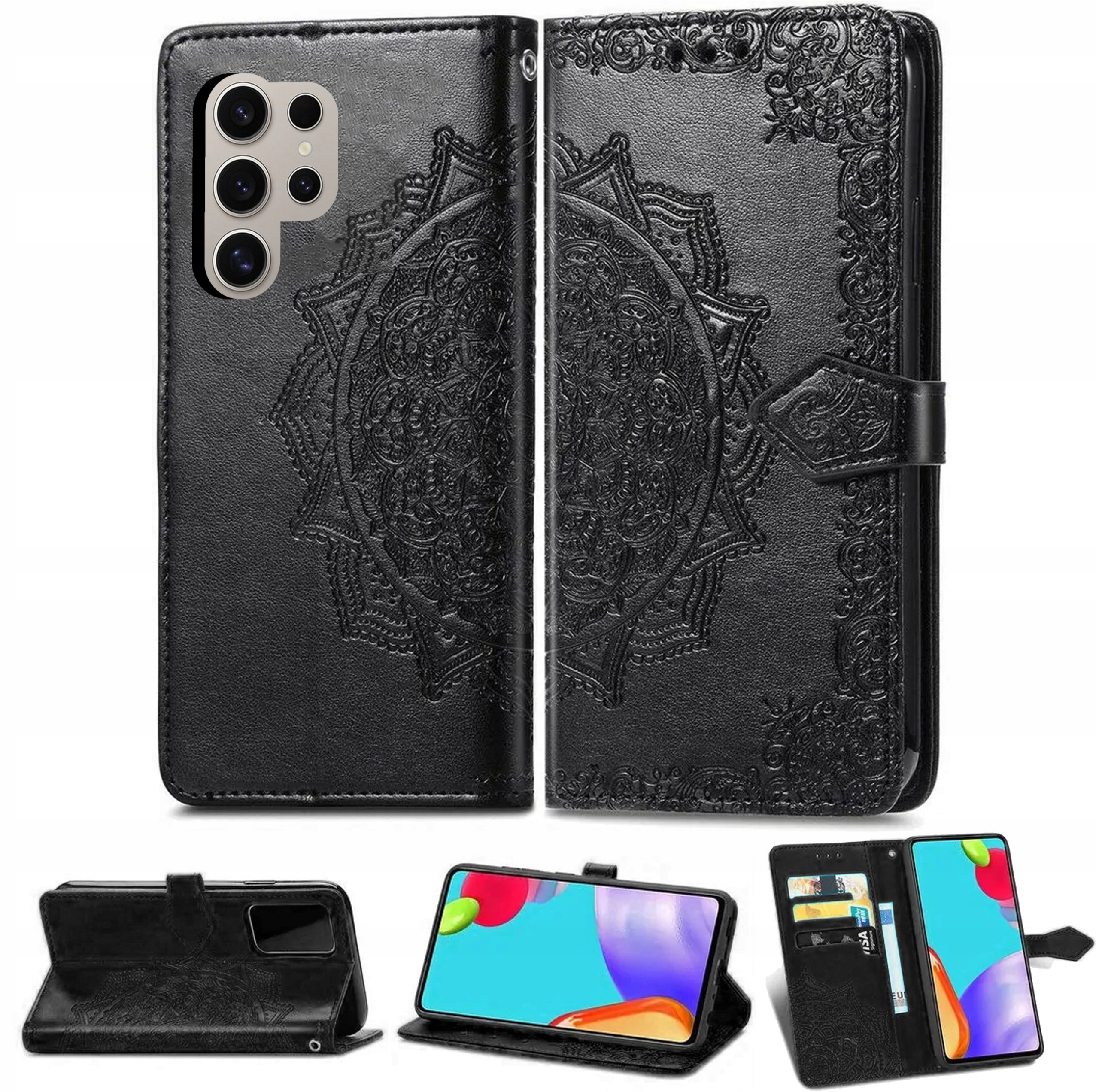 Etui do Samsung Galaxy S24 Ultra, STRAMONIUM CASE Z KLAPKĄ