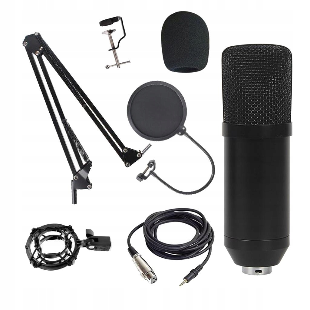 Zestaw mikrofonu pojemnościowego do nagrywania