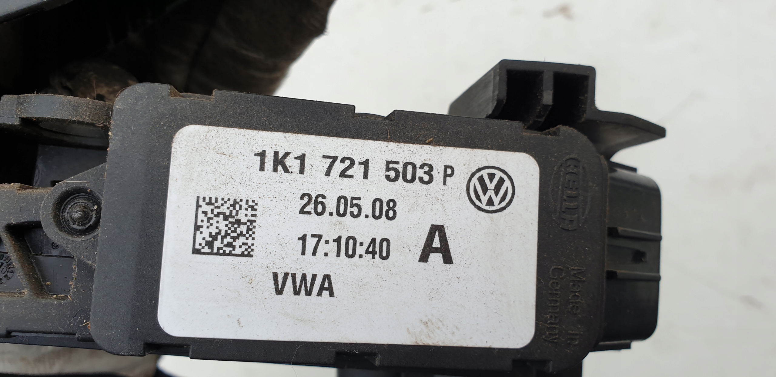 accelerator pedal VW SEAT SKODA AUDI 1K1721503P
