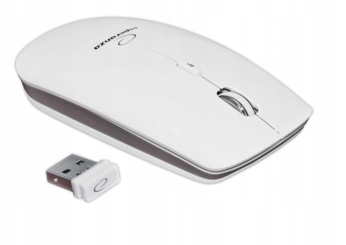 EM120W mysz Bezprzewodowa 1600DPI 4 prz. Mac Style