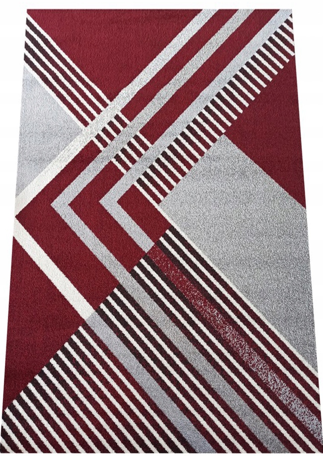 Kusový koberec Otto 03 šedočervený 240x330