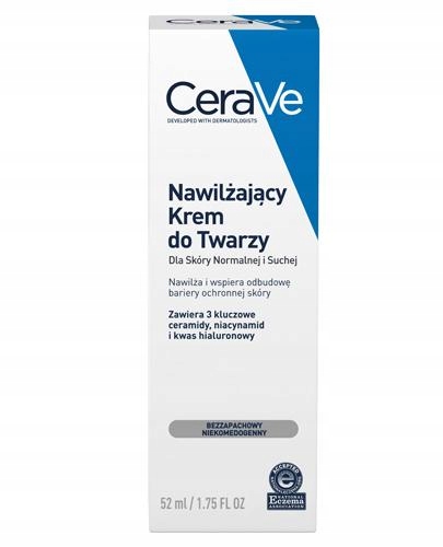

Cerave Nawilżający Krem do twarzy 52ml skóra sucha