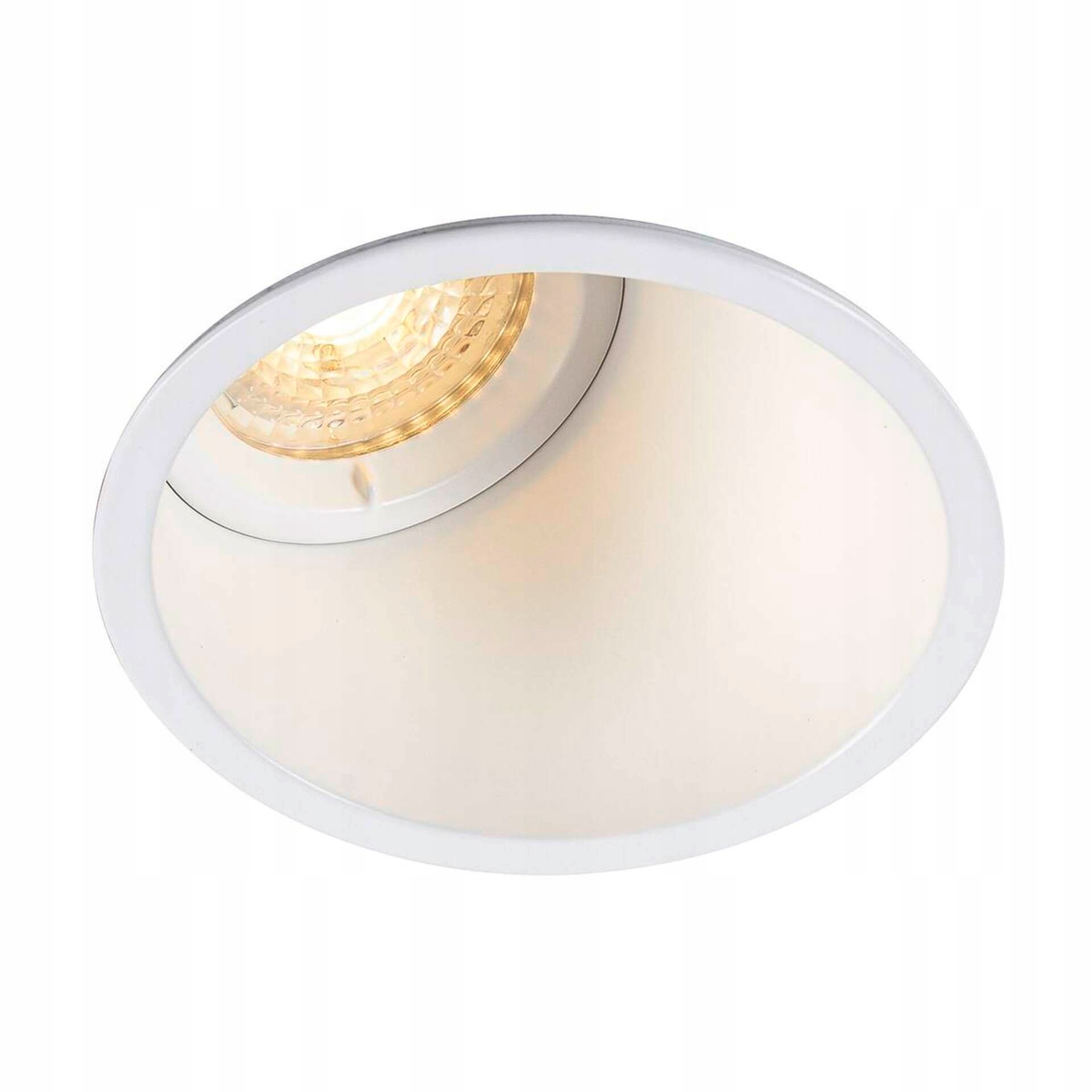 Vstavané bodové svietidlo Slv Horn-a GU10 biela matná 50W