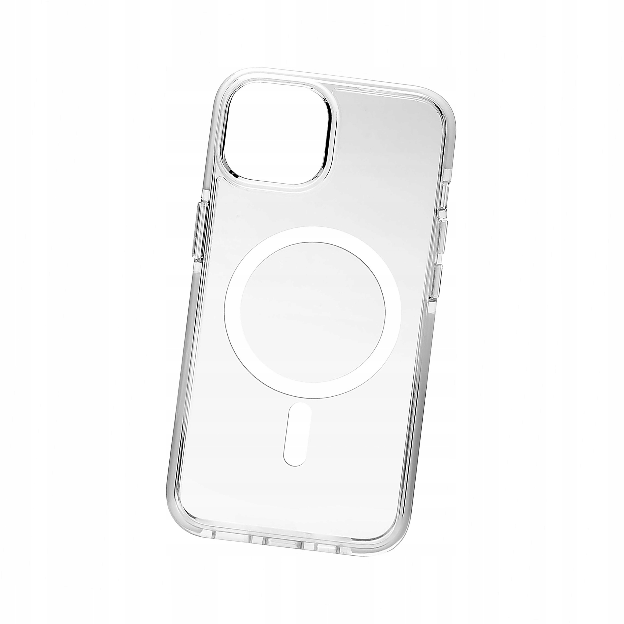 Plecki Etui silikonowe Puro Lite Mag Pro MagSafe do iPhone 15 przezroczyste