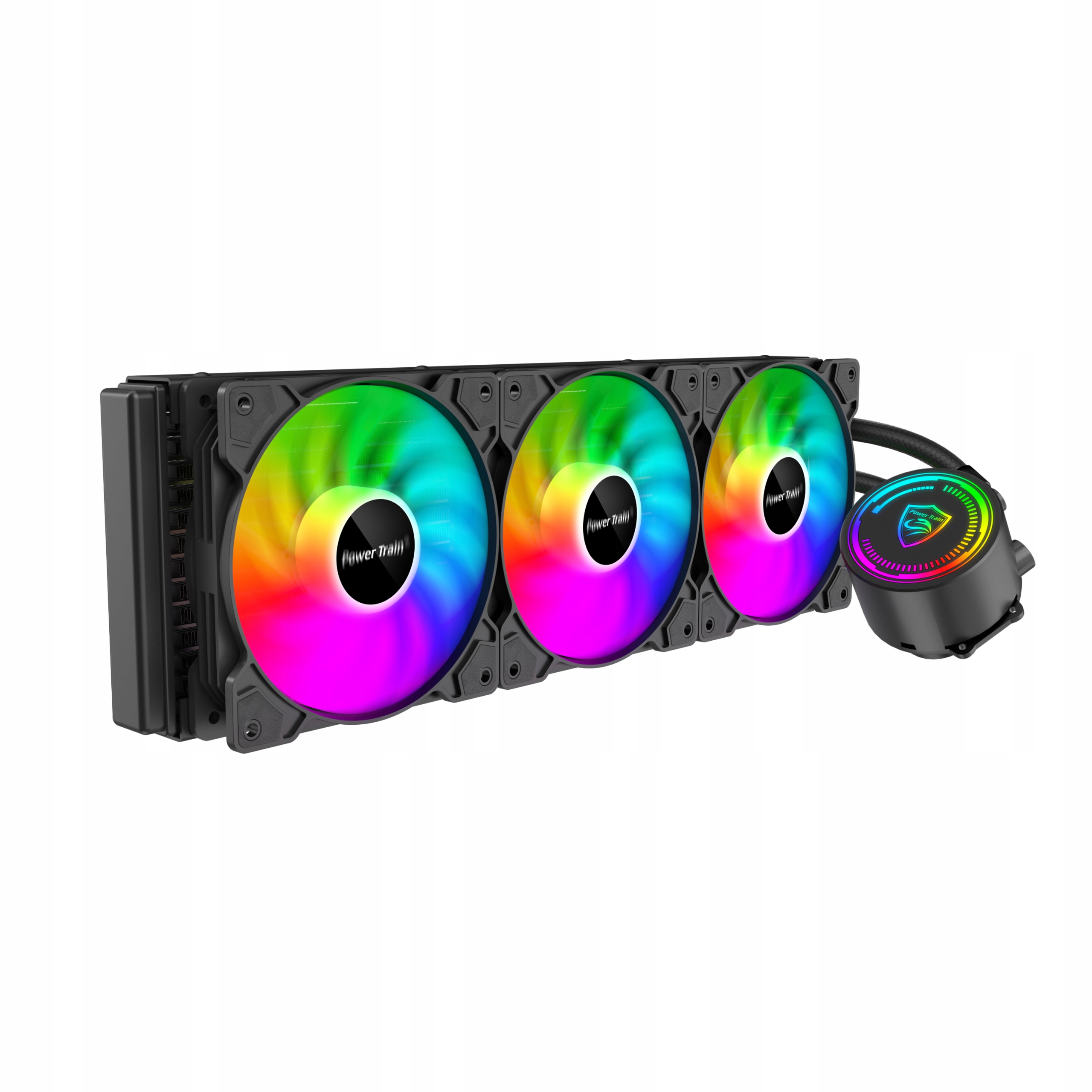 Vodní chlazení Cpu 360 mm s Led podsvícením Argb, Intel, Amd, Aio