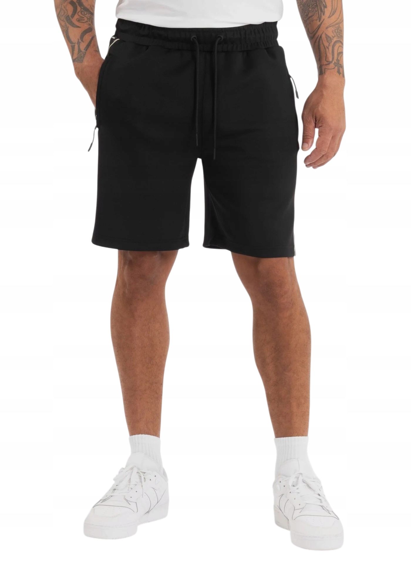 Pit Bull Kraťasy Oldschool Powers Black XL