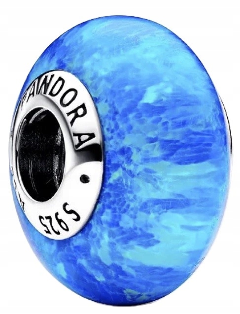 Přívěsek Pandora 791691C02 Opalizující Oceánský Granát