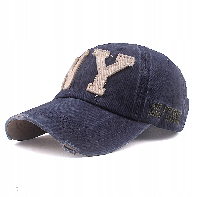 

Czapka z Daszkiem jeansowa Ny air force niebieska