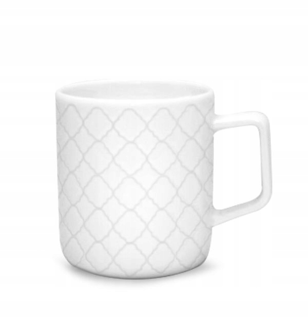 

Lubiana Marrakesz Biały Kubek 400 ML Porcelana