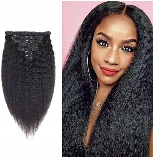 Brazilské kudrnaté vlasy dopňky pro prodlužování vlasů 7 kusů 120 g/ks