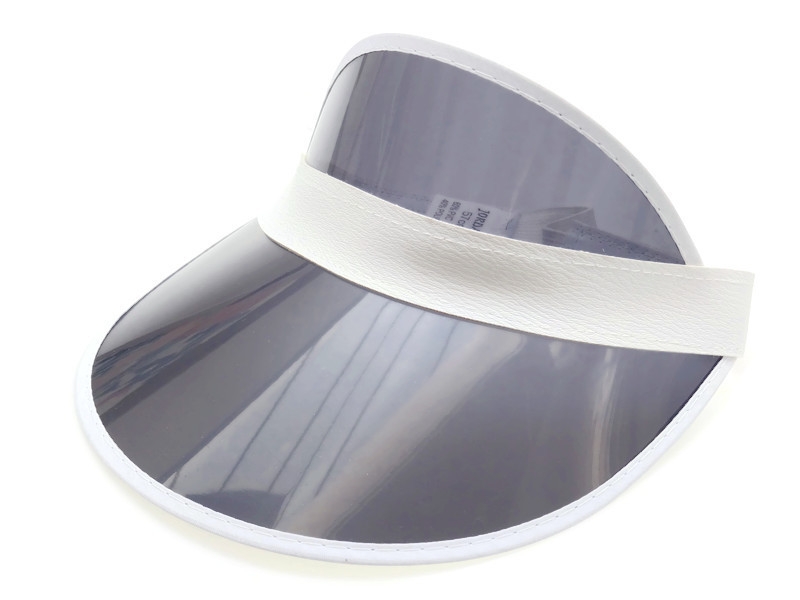 

Daszek przeciwsłoneczny przezroczysty czapka czarn