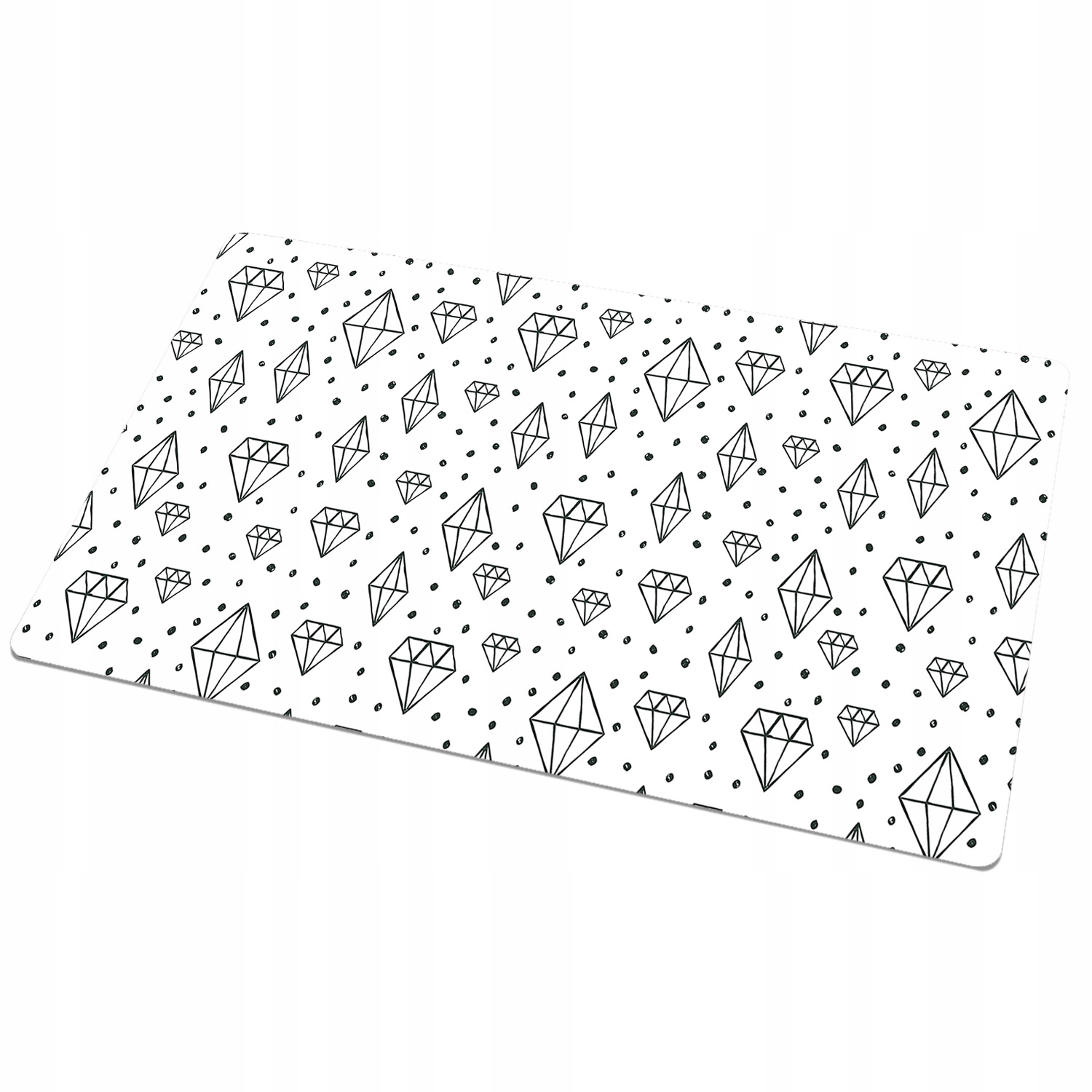 Winylowa mata na blat z grafiką Rysowane diamenty