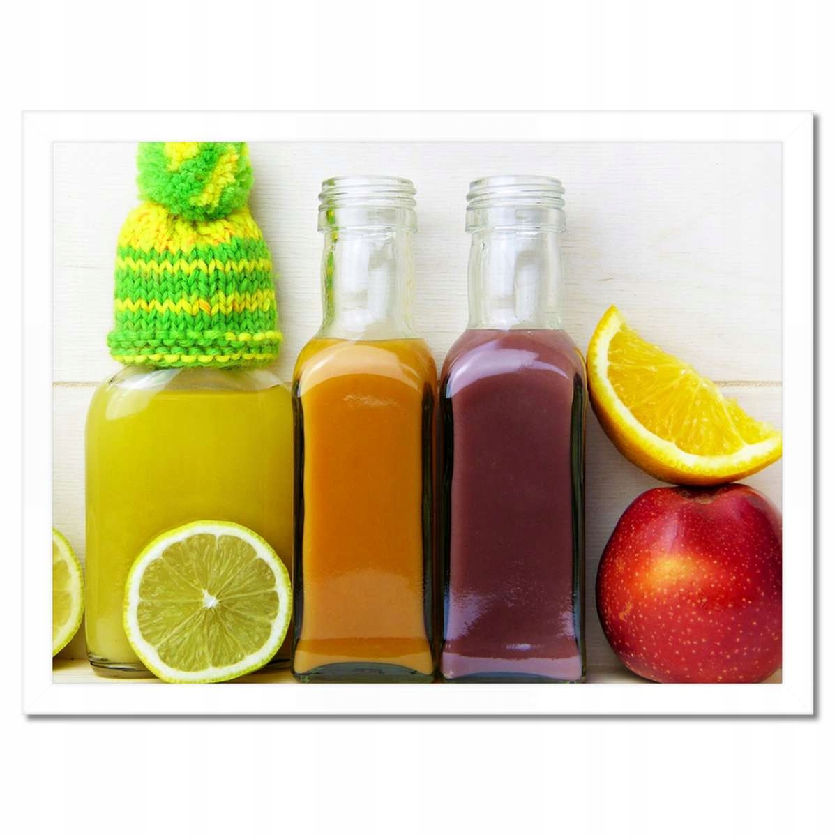 Plakáty v rámu 40x30 Zdravé nápoje Ovoce