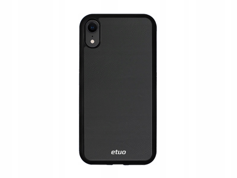 

Etui do Apple iPhone Xr - Leather Case - czarny