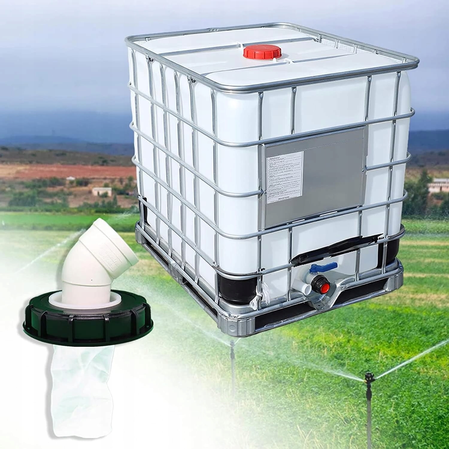 2 SZT FILTRÓW WOREK IBC FILTR DO WODY DESZCZOWEJ NA ZBIORNIKI WODĘ Kod producenta HA0340HA888