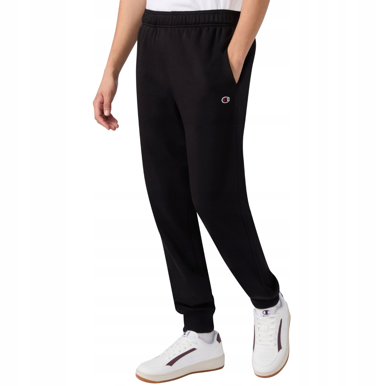Pánské kalhoty Champion Rib Cuff Pants černé 220299 KK001 Velikost M