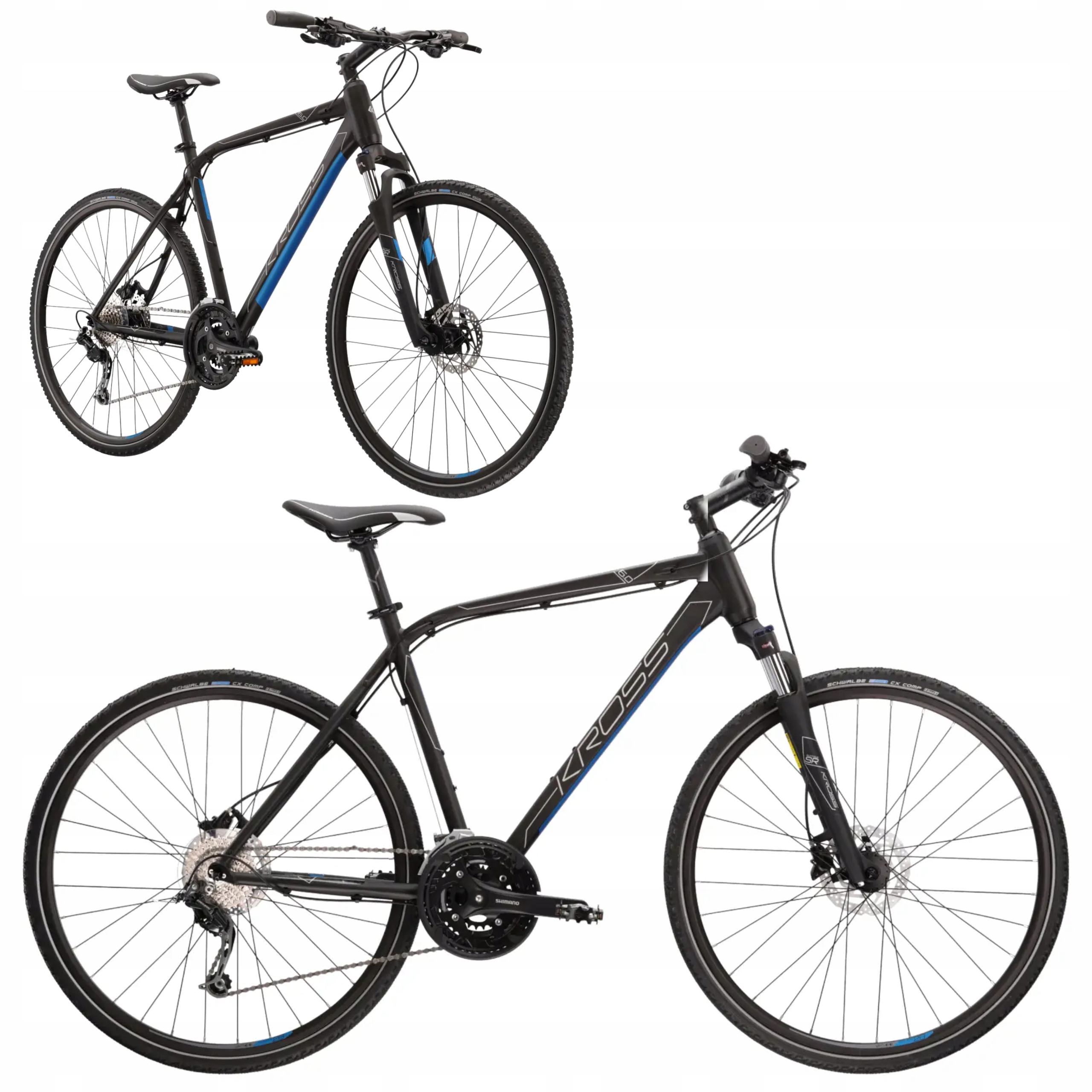 Rower Crossowy 28" Kross Evado 6.0 rama L 21" czarny R25