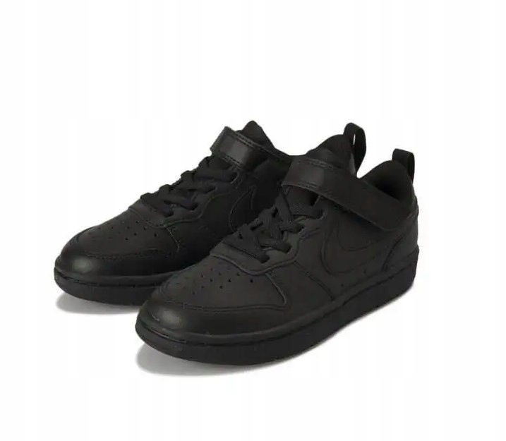 Buty Sportowe Czarne Nike Court Borough Low 2 (psv) Dziecięce R-28,5