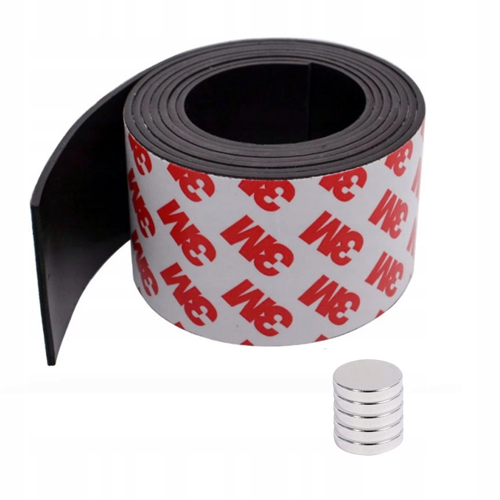 

Taśma Magnetyczna 3M Samoprzylepna 40mm /2mm/ 5m