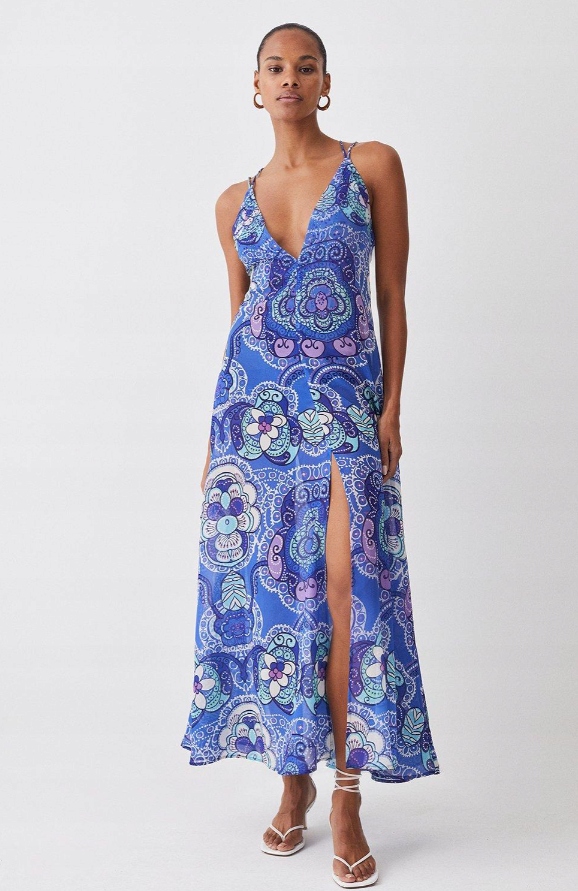 Karen Millen Šaty Jednoduchá Pro Každodenní Nošení 36 1Y1W