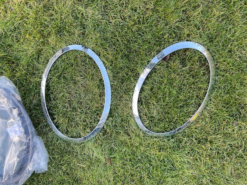 7449209 - MINI COOPER F55 F56 левый хром окуляр капот Origin