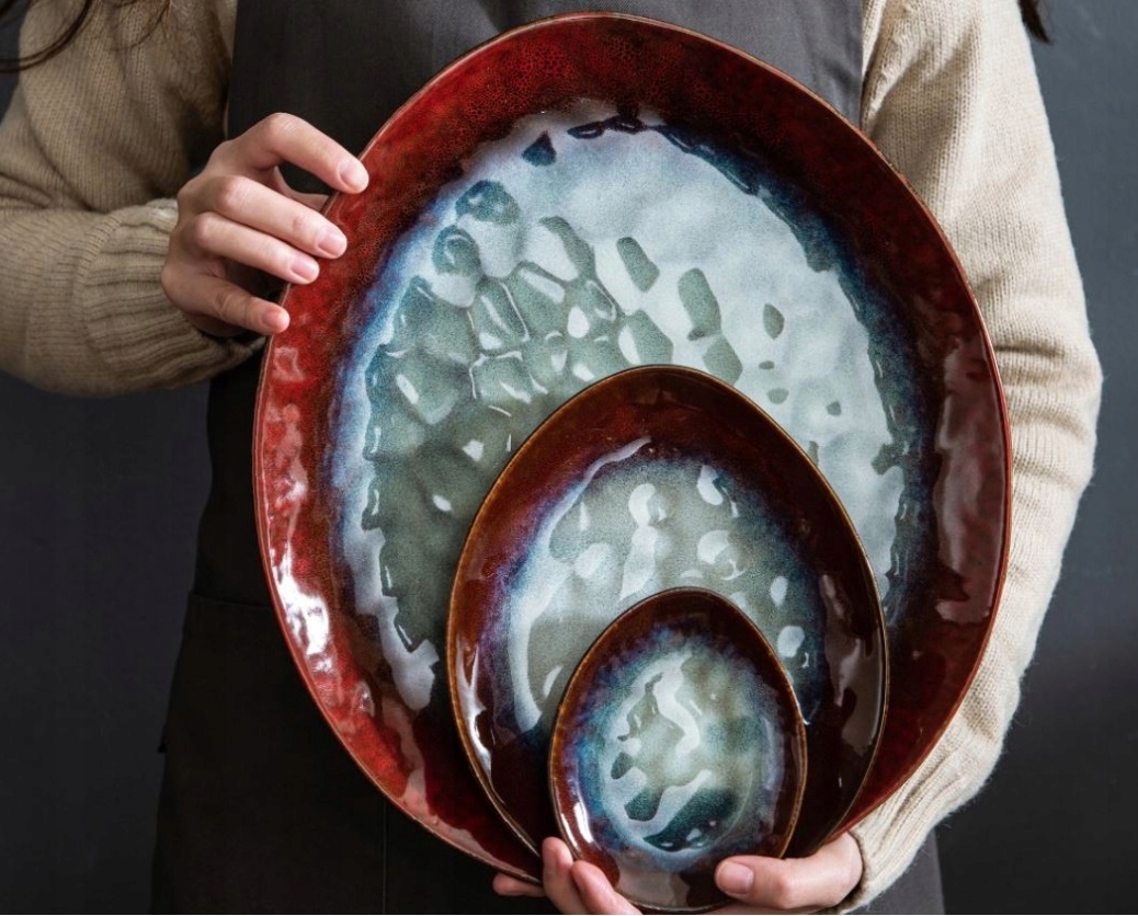 Zastawa prezentacyjna Vancasso STARRY RED 22 szt