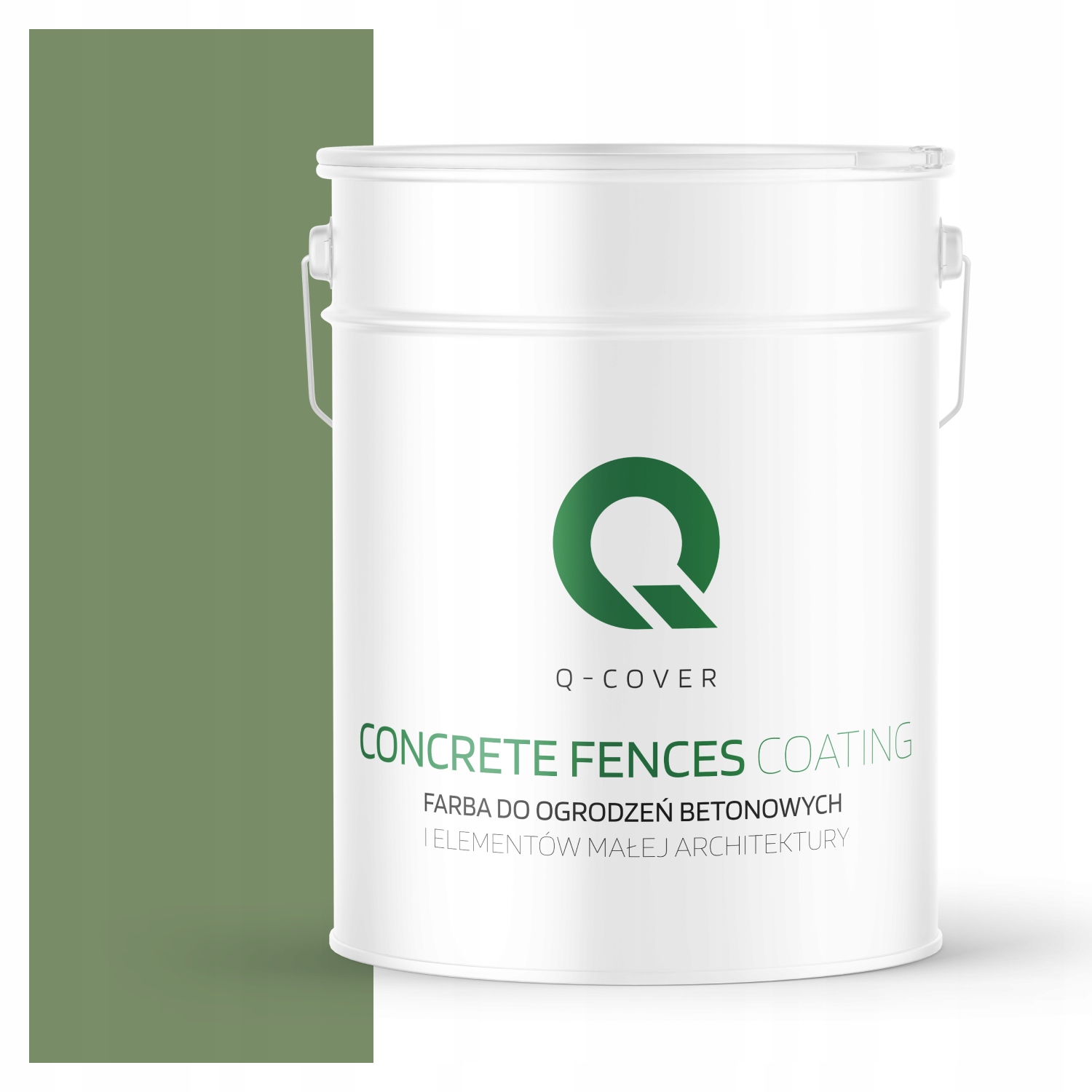 Farba Na Maľovanie Plotov Betónovej Farby Zelená Tmavá F476 10L