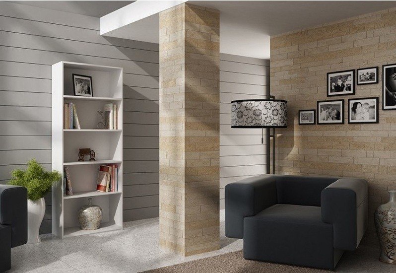 BIAŁY REGAŁ 40CM PÓŁKA SZAFKA KSIĄŻKI SEGREGATORY Głębokość mebla 30.01 cm