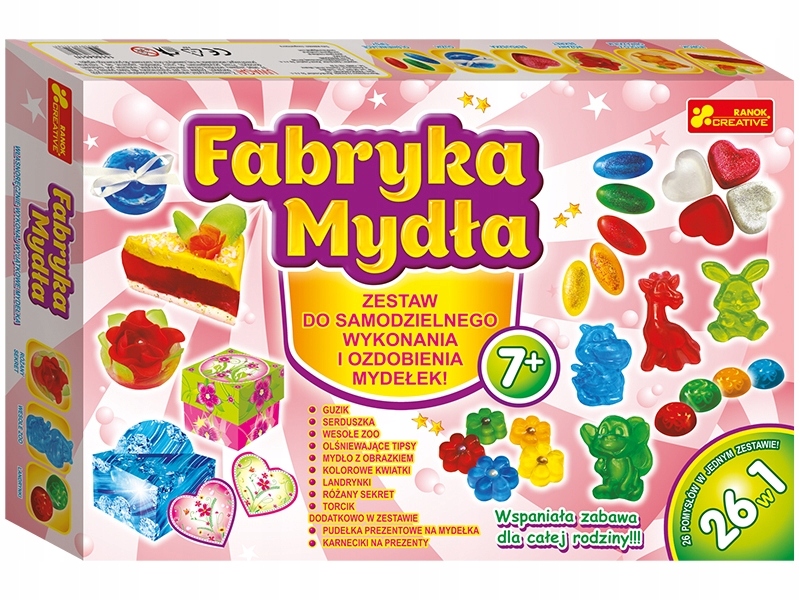 ZRÓB TO SAM FABRYKA MYDŁA RANOK PREZENT 7 8 9 LAT
