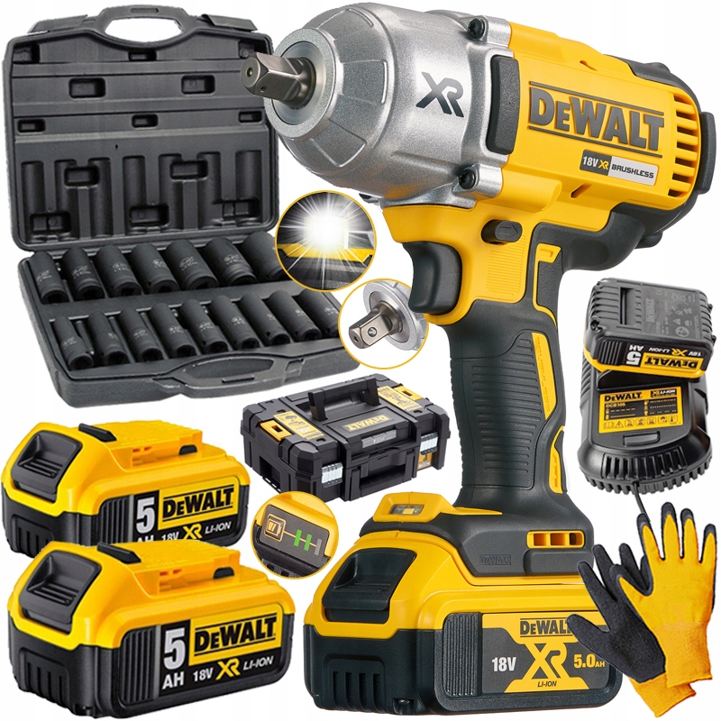 

Dewalt Udarowy Klucz DCF899P2 18V 2x5Ah Nasadki
