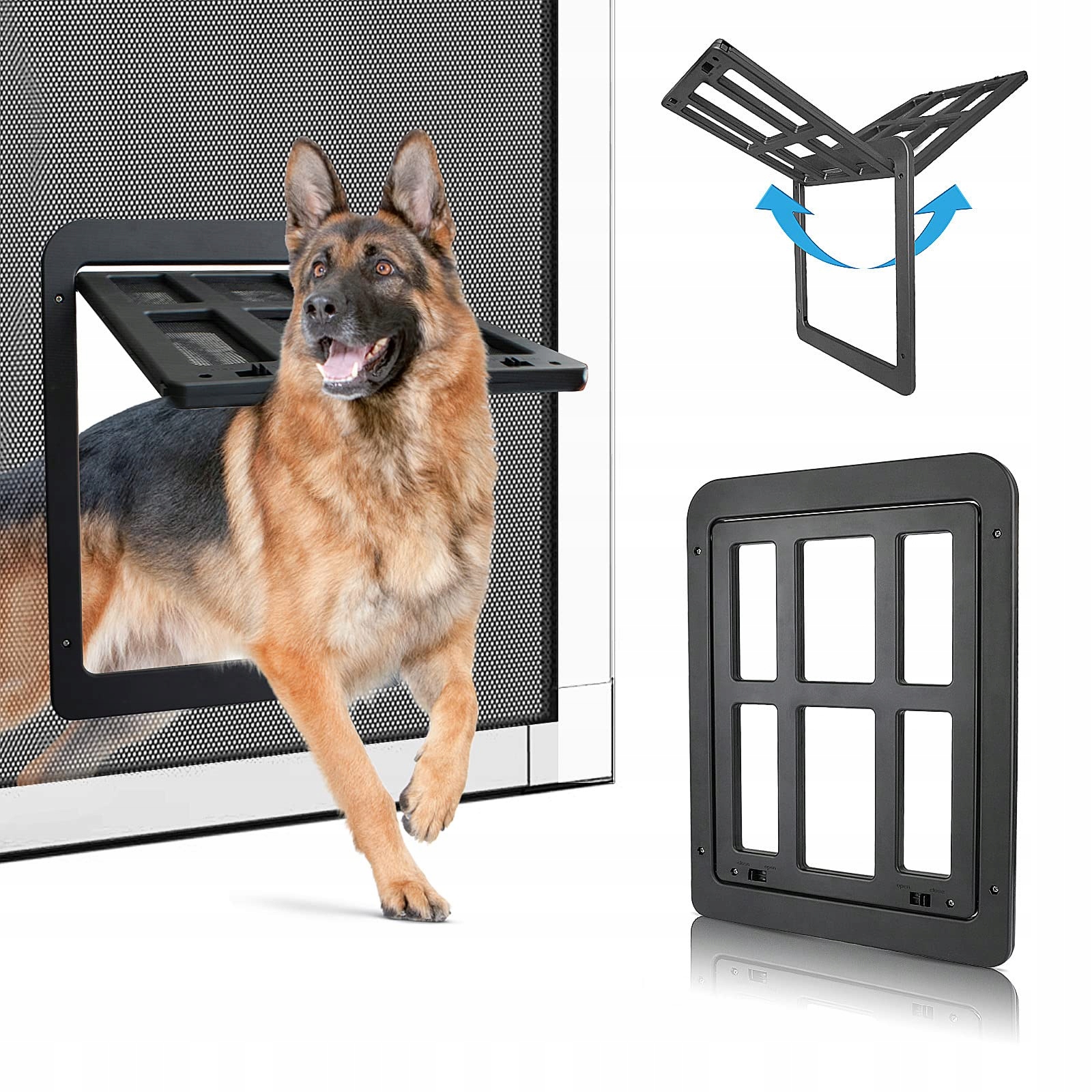 Levně Petleso Dvířka pro zvířata s magnety 34 x 44