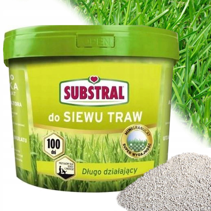 SUBSTRAL 100dni DO SIEWU TRAW 5kg NAWÓZ TRAWNIK