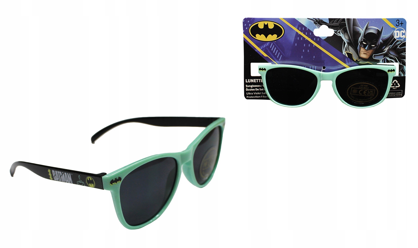 BATMAN DC OKULARY DLA DZIECKA PRZECIWSŁONECZNE CHŁOPIĘCE UV400