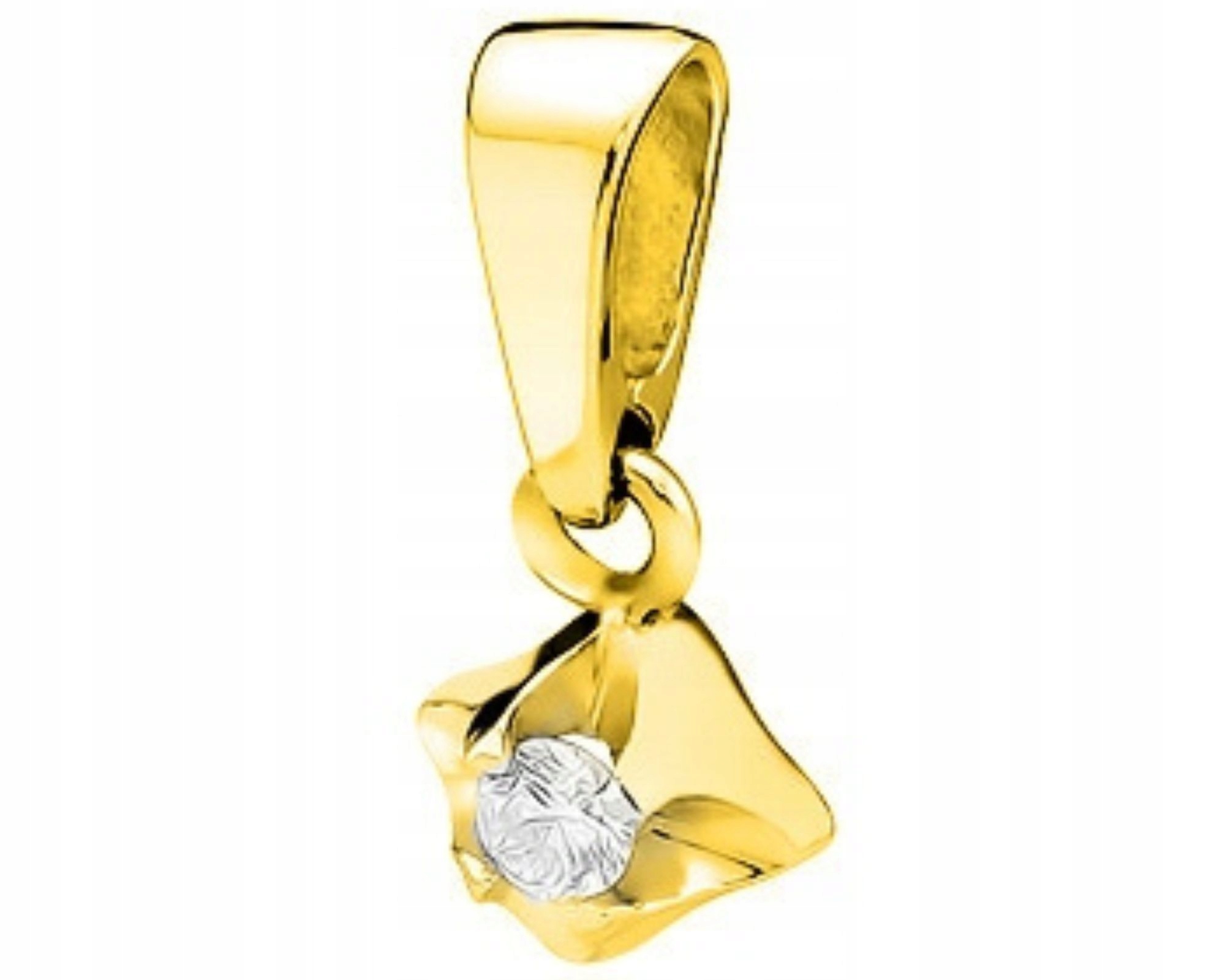Zlatý Přívěsek S Briliantem 585 Gravírování