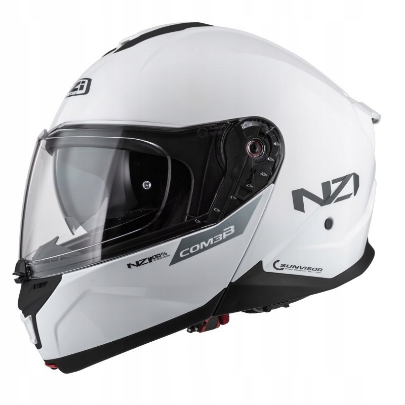 Motocyklová Prilba Nzi Combi 3 Duo White L