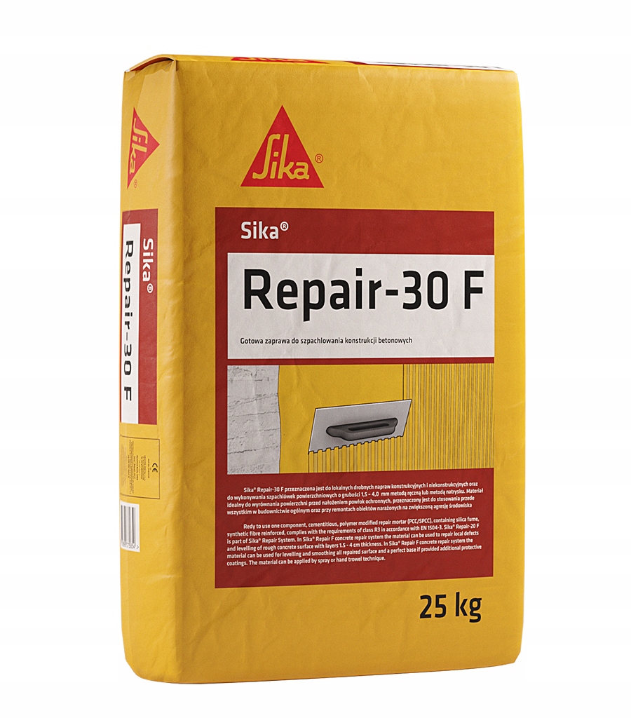 Zaprawa wyrównawcza cementowo polimerowa PCC/SPCC Sika Repair 30F 25KG