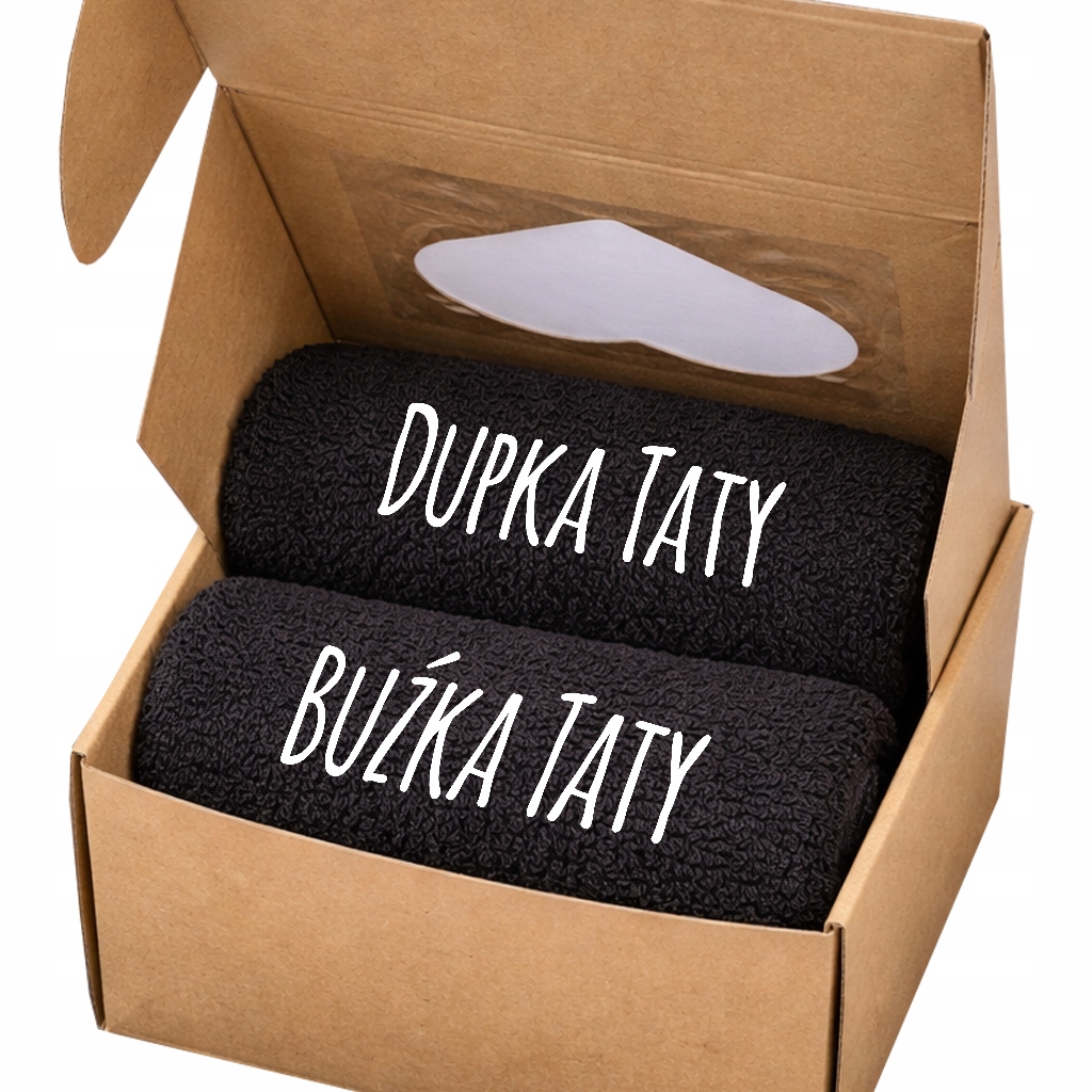 Sada ručníků 50x100 Vyšívání pro tatínka Den otců Dárek Dupka Smajlík Tatínek Blk