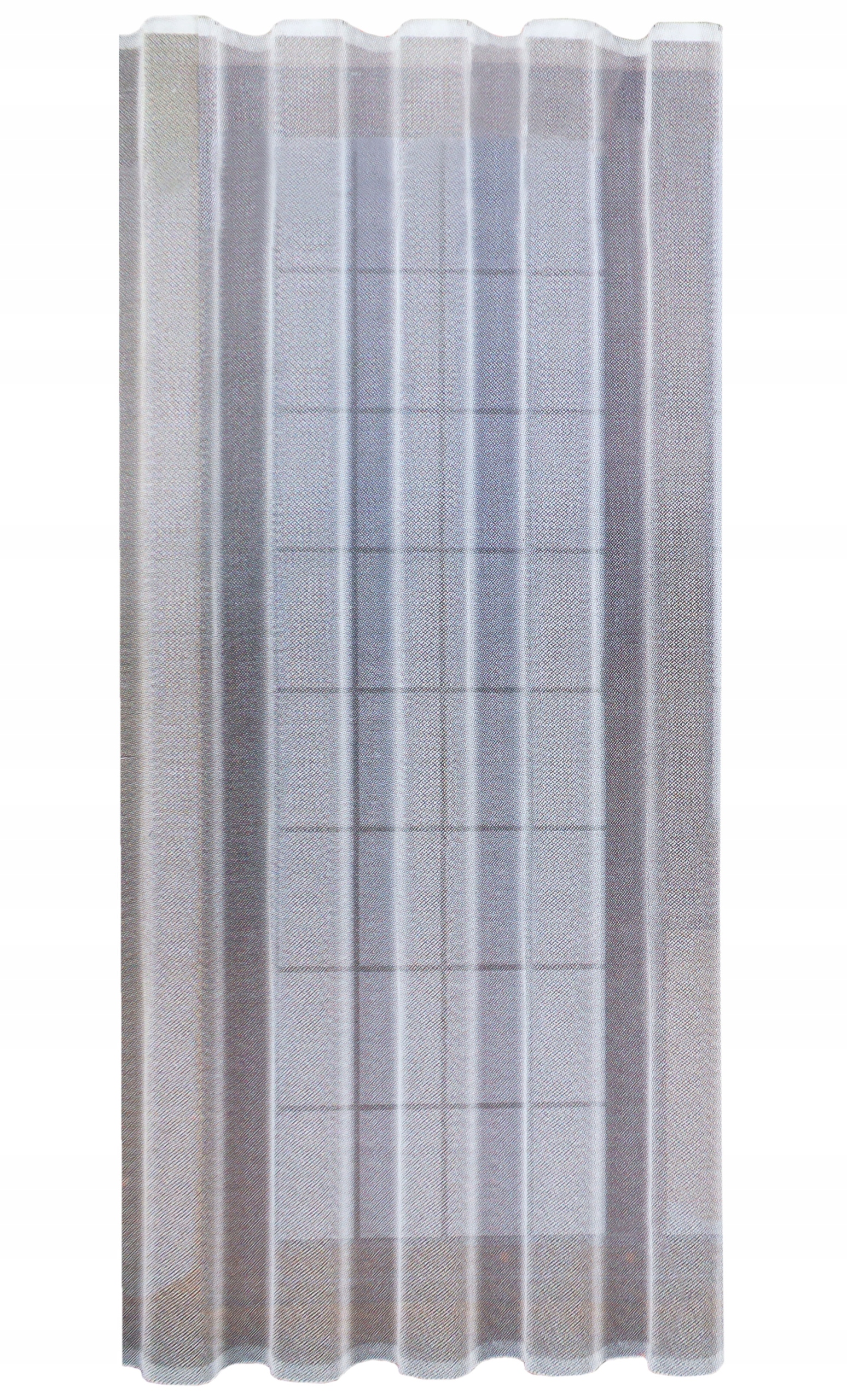 Záclona hotová záclona žakárová balkonová záclona s páskou, vzor 250 x 300 cm, bílá