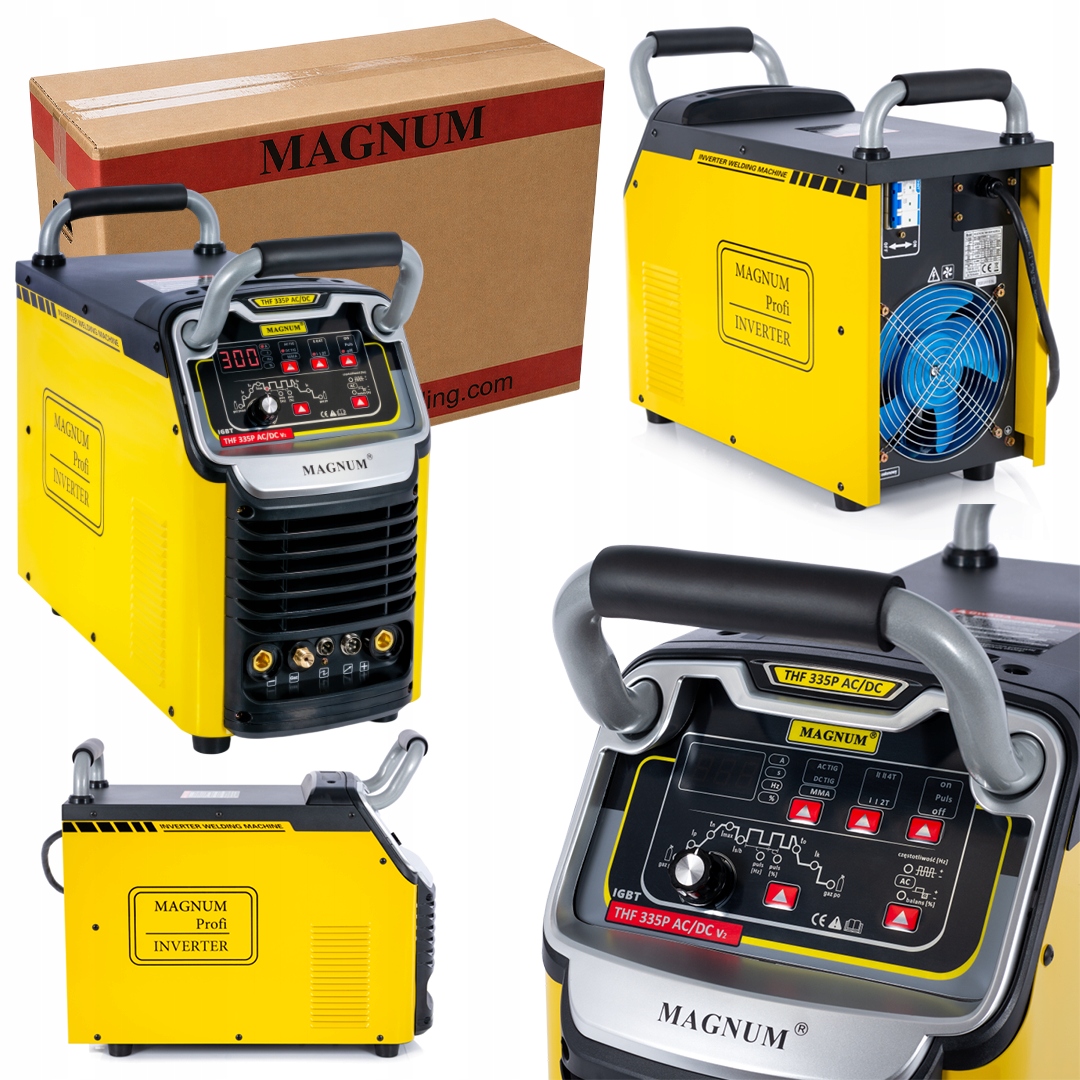 Magnum Spawarka inwertorowa Tig Ac/dc Mma THF335P V2 300A Puls 400V