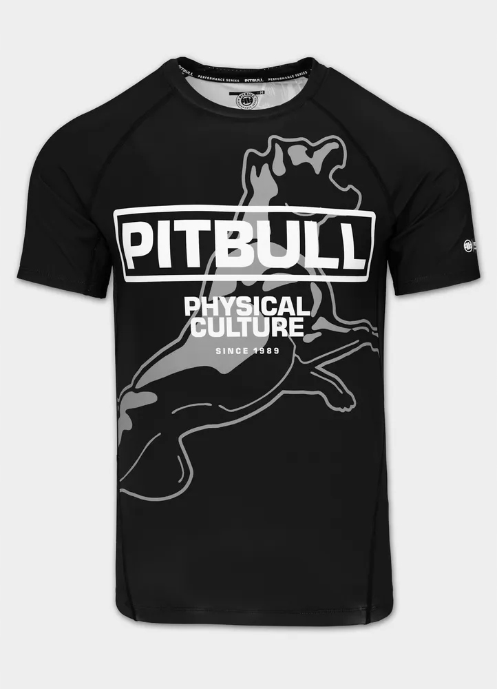 Pánské sportovní tričko Rashguard s potiskem Pitbull Physical Culture